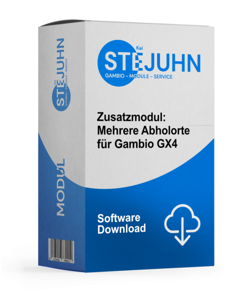 Verkaufsbox für das ModulAbholorte für die Selbstabholung (GX4)